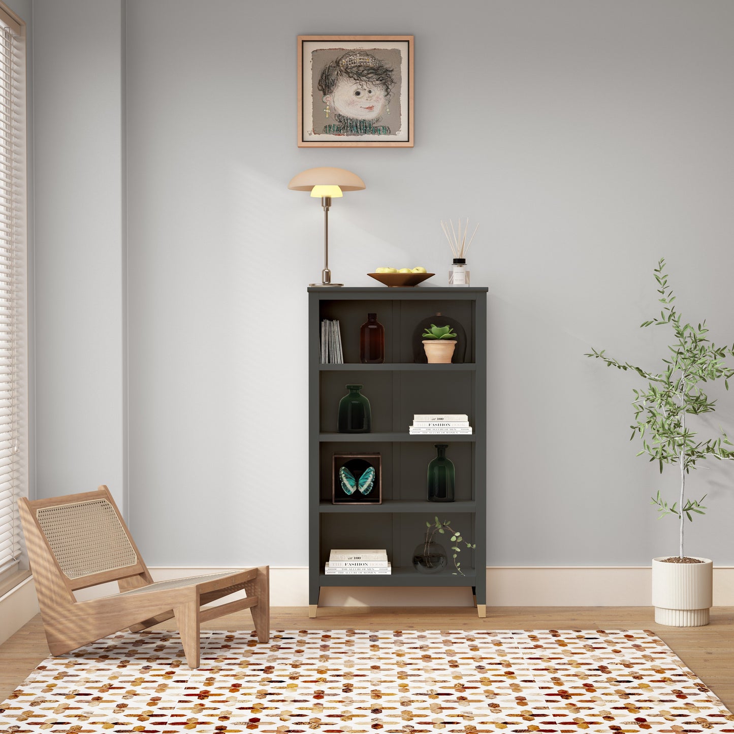 Ready-to-assemble bookcase