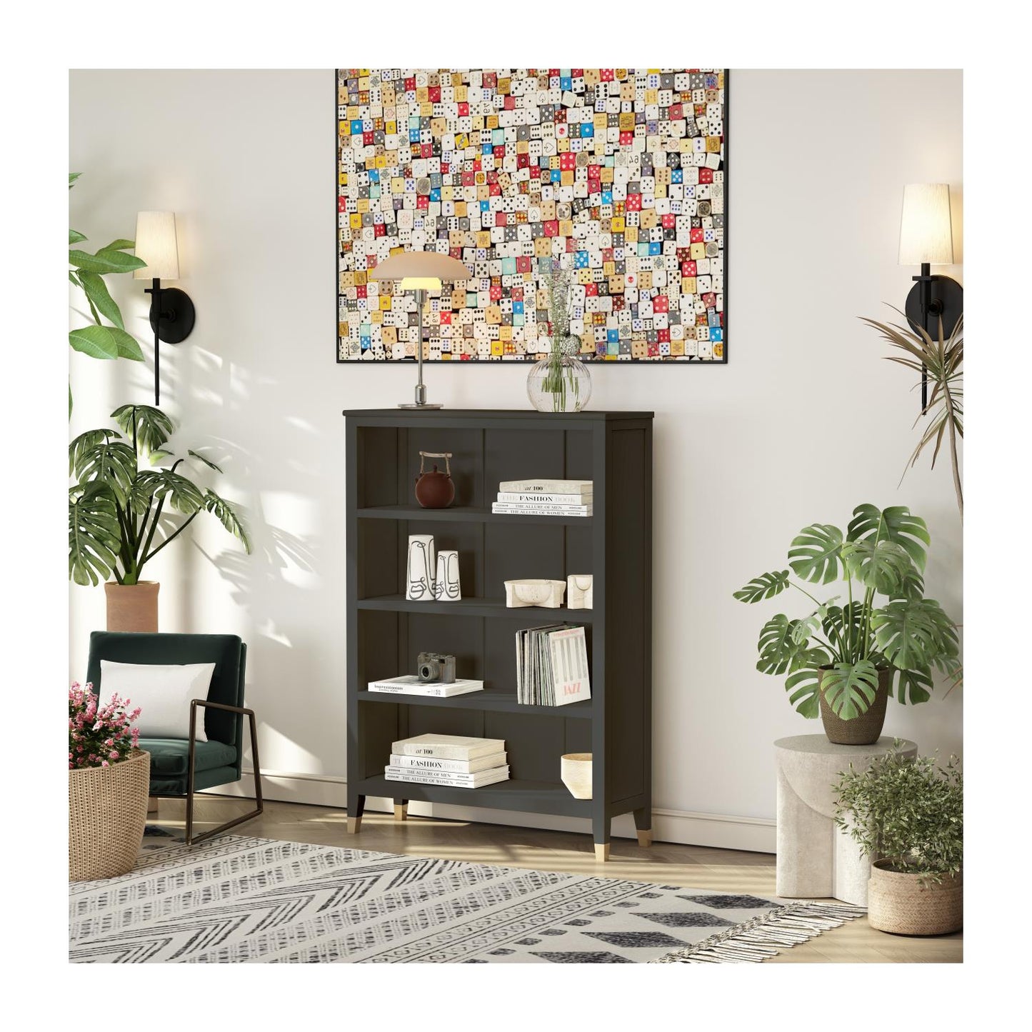 Ready-to-assemble bookcase