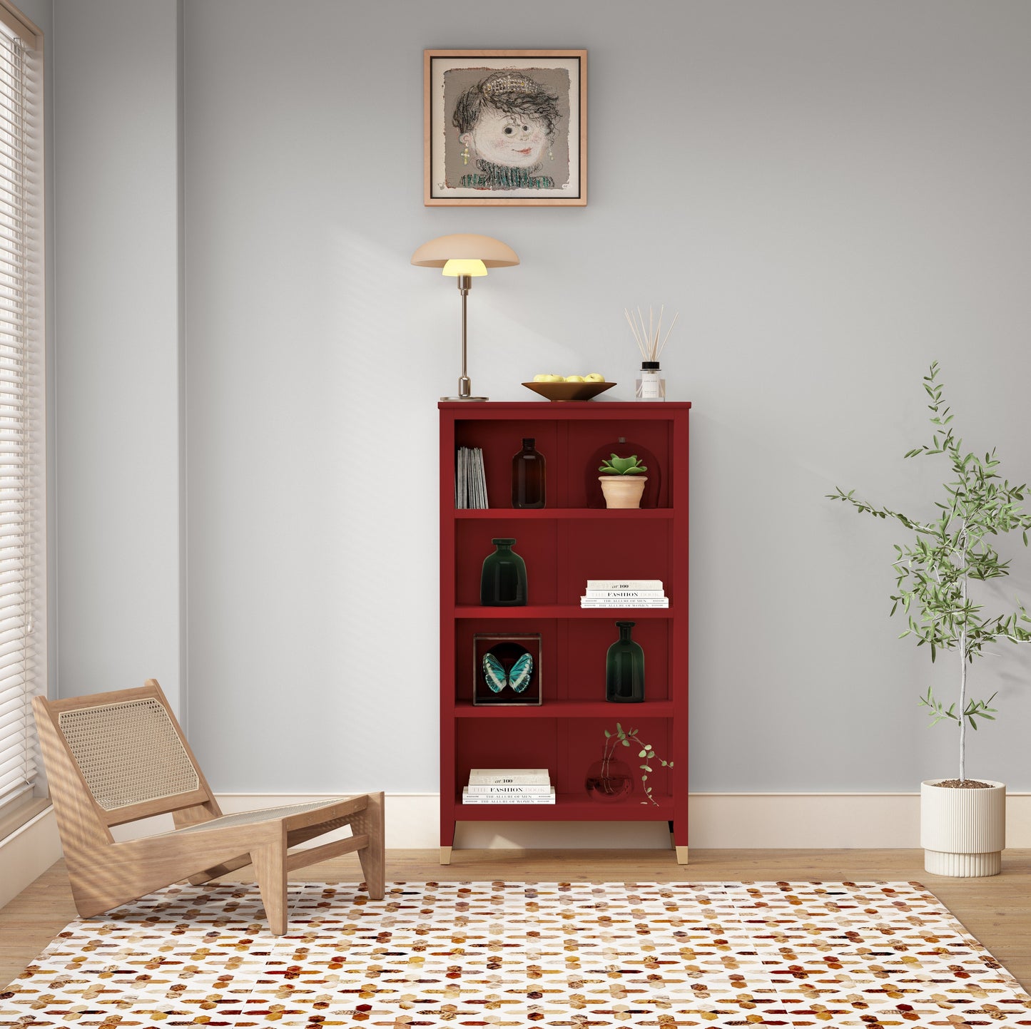 Ready-to-assemble bookcase