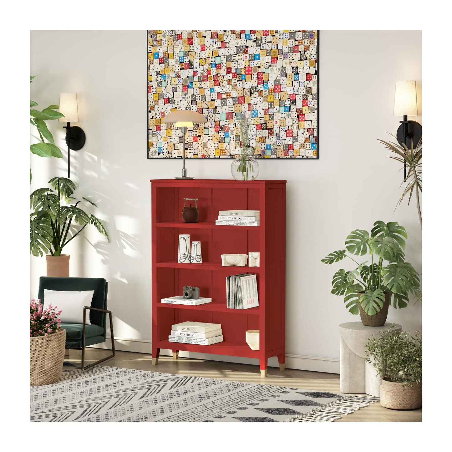 Ready-to-assemble bookcase