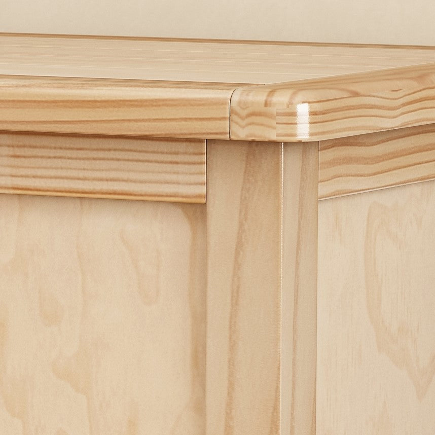 Ready-to-assemble storage bench