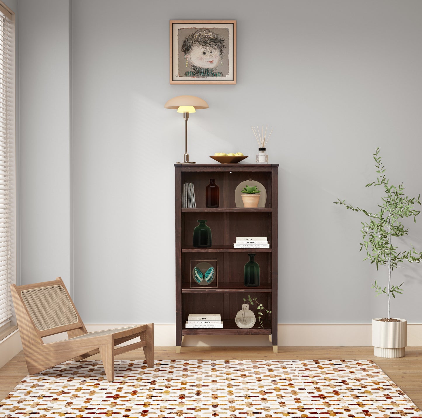 Ready-to-assemble bookcase