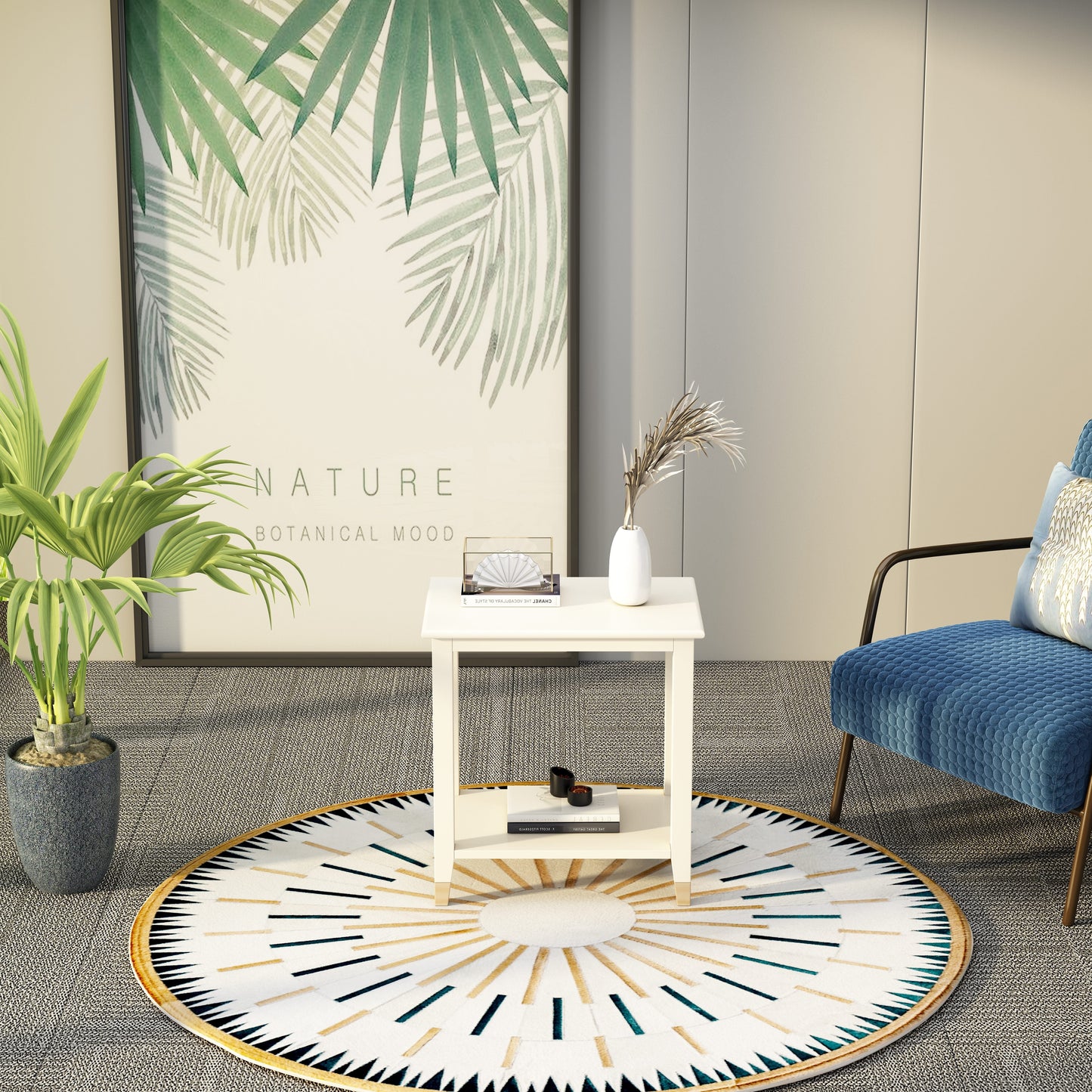 Ready-to-assemble side table