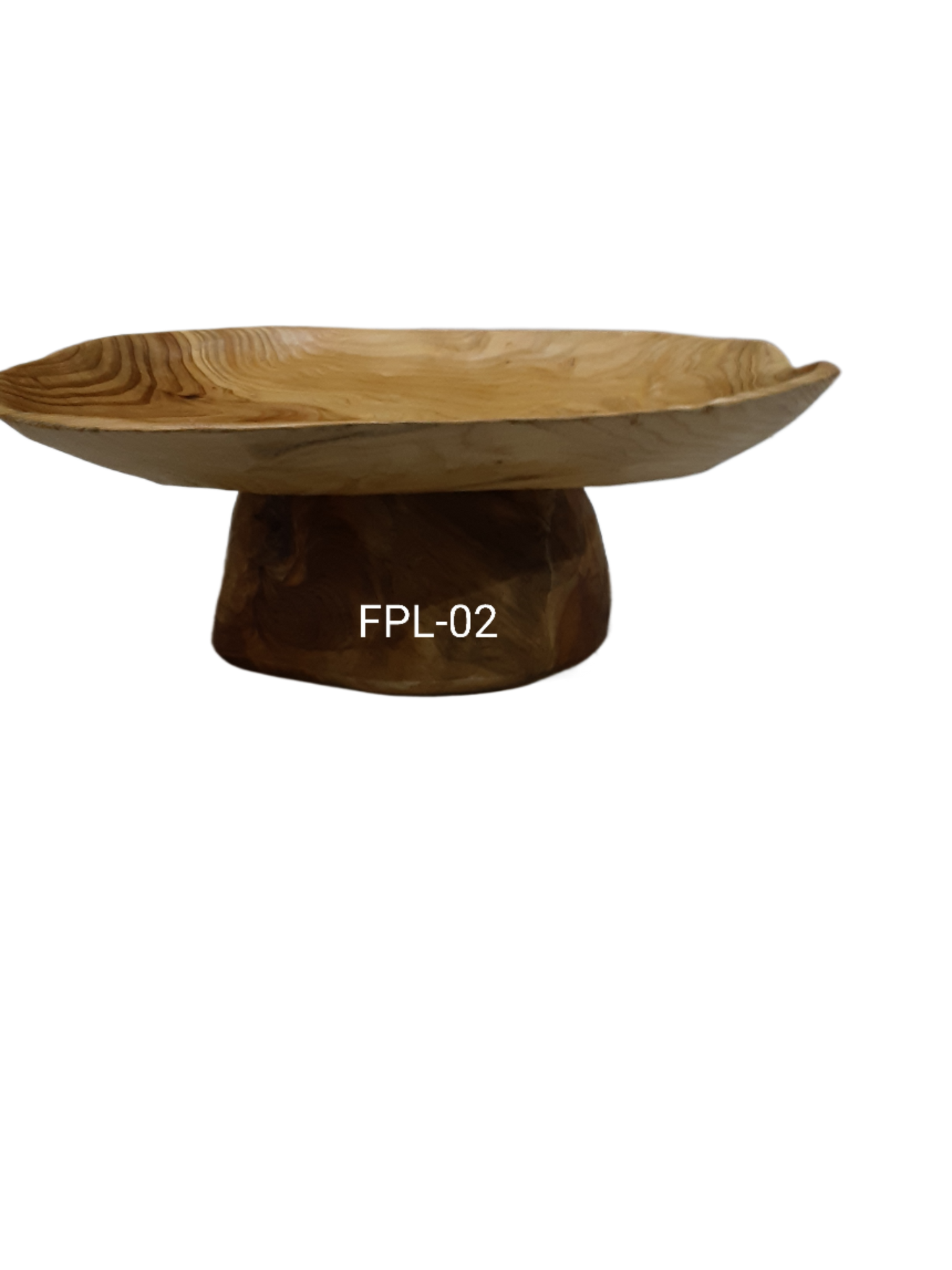 Live Edge Root Wood Tray on Base