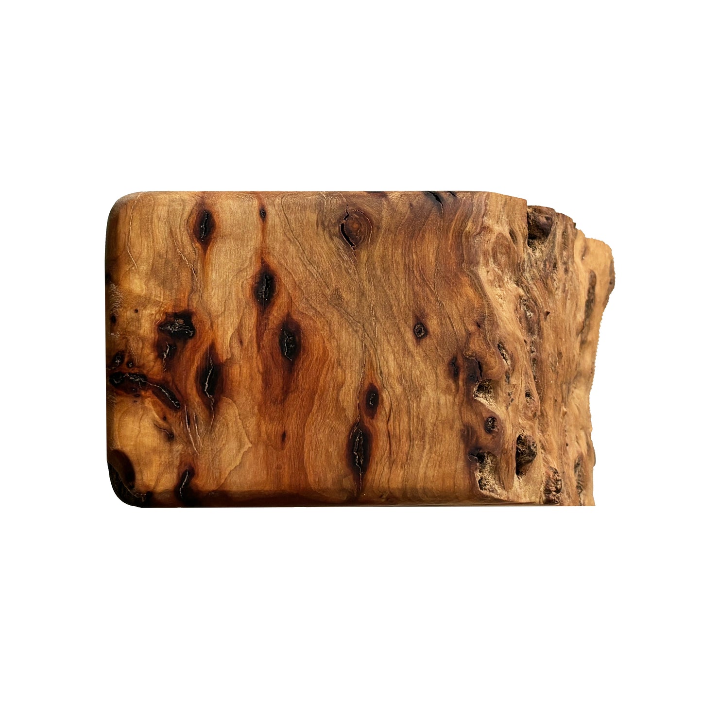 Live edge decorative box with lid