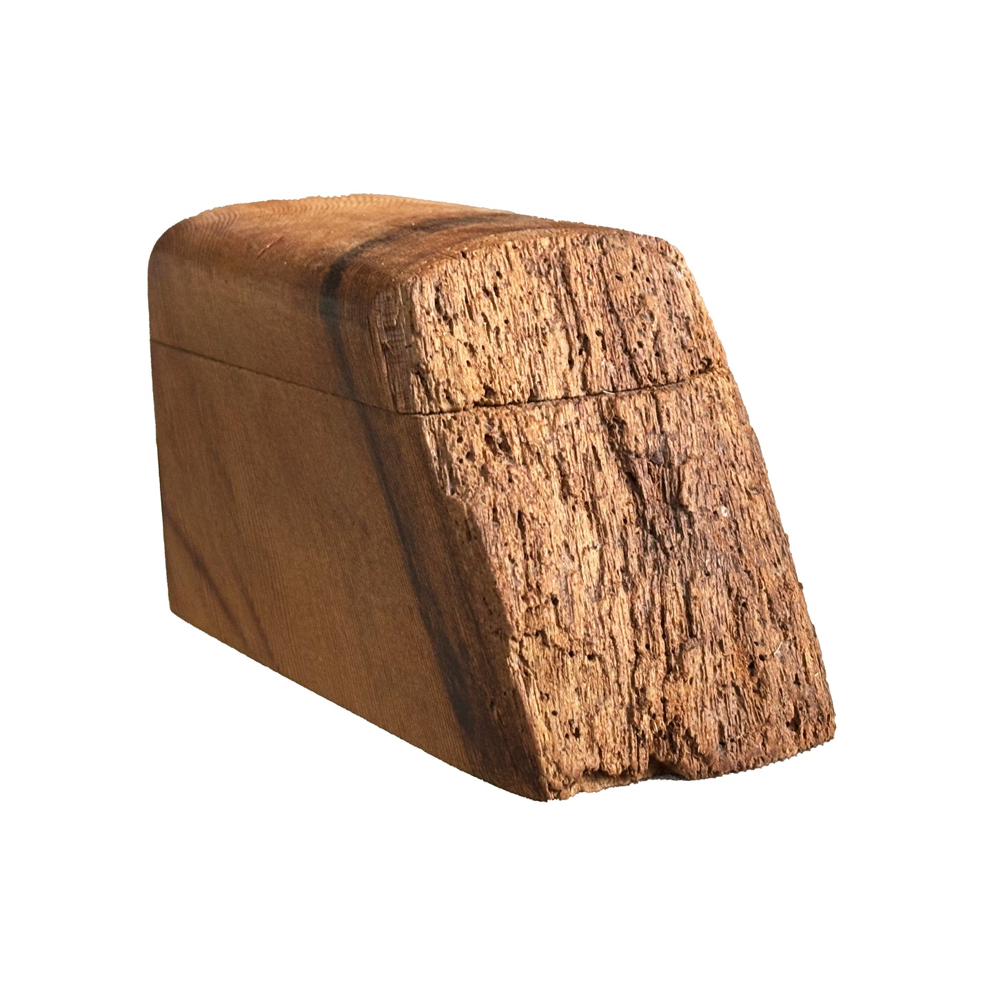 Live edge decorative box with lid
