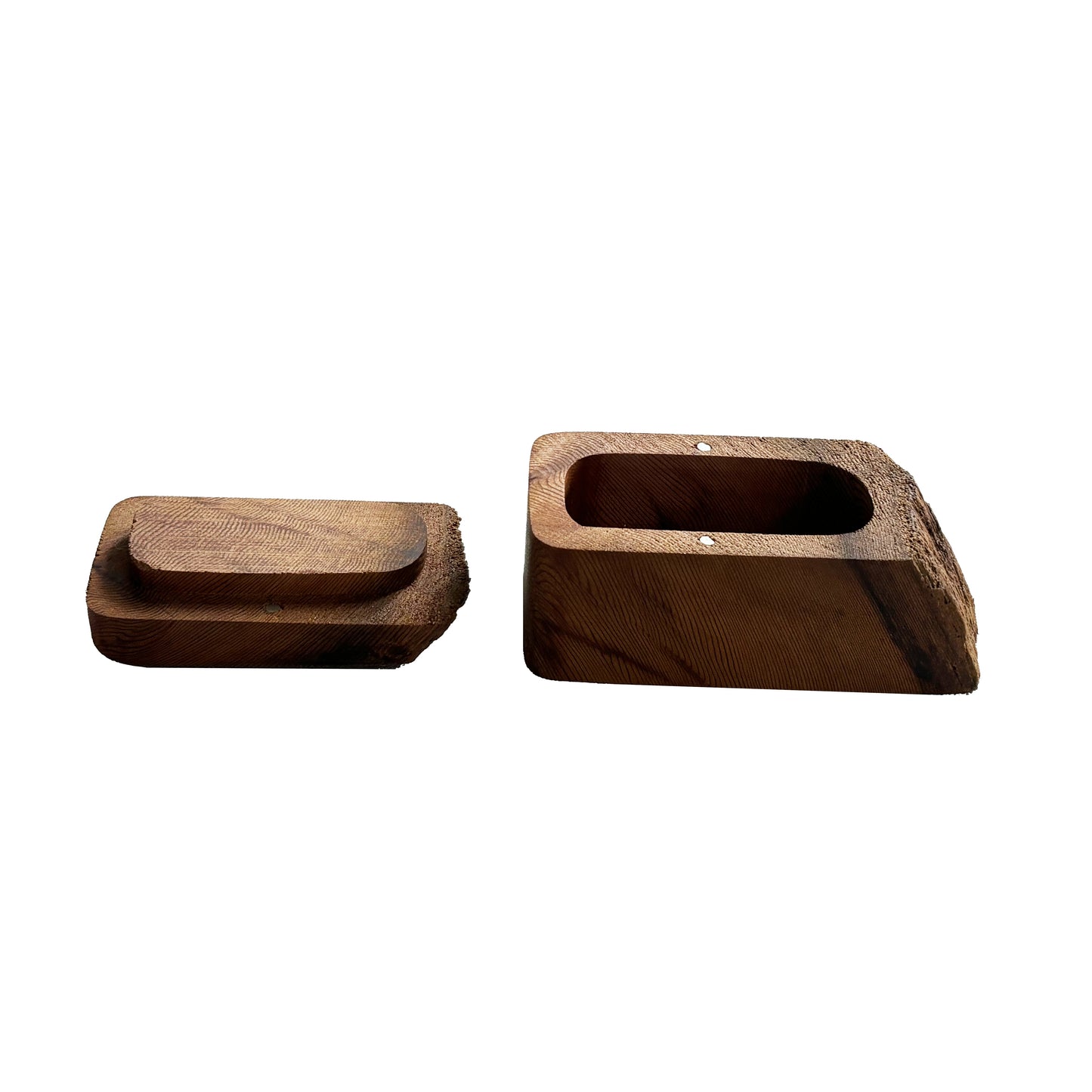 Live edge decorative box with lid