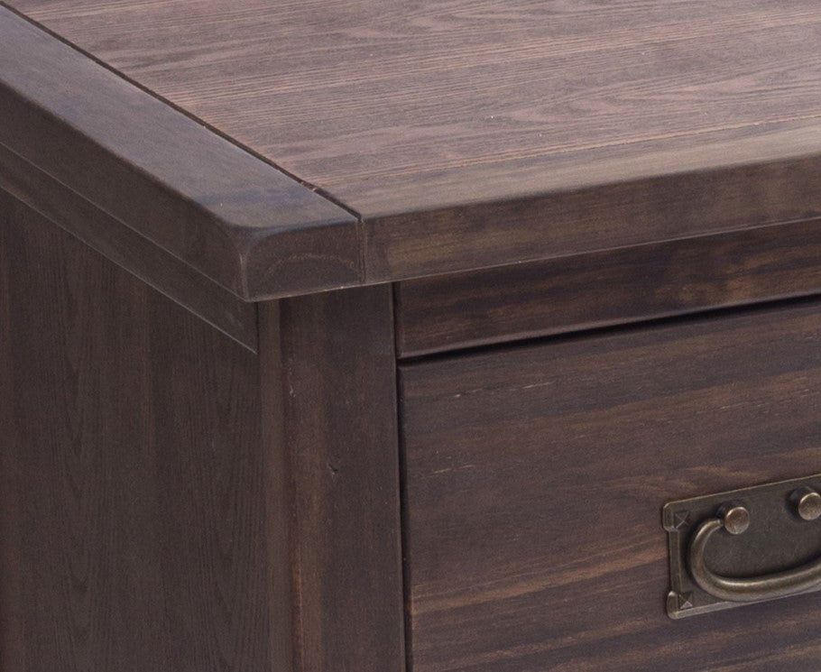 Ready-to-assemble solid wood desk