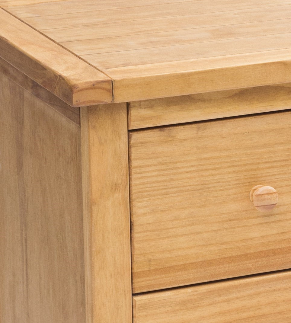Ready-to-assemble solid wood desk