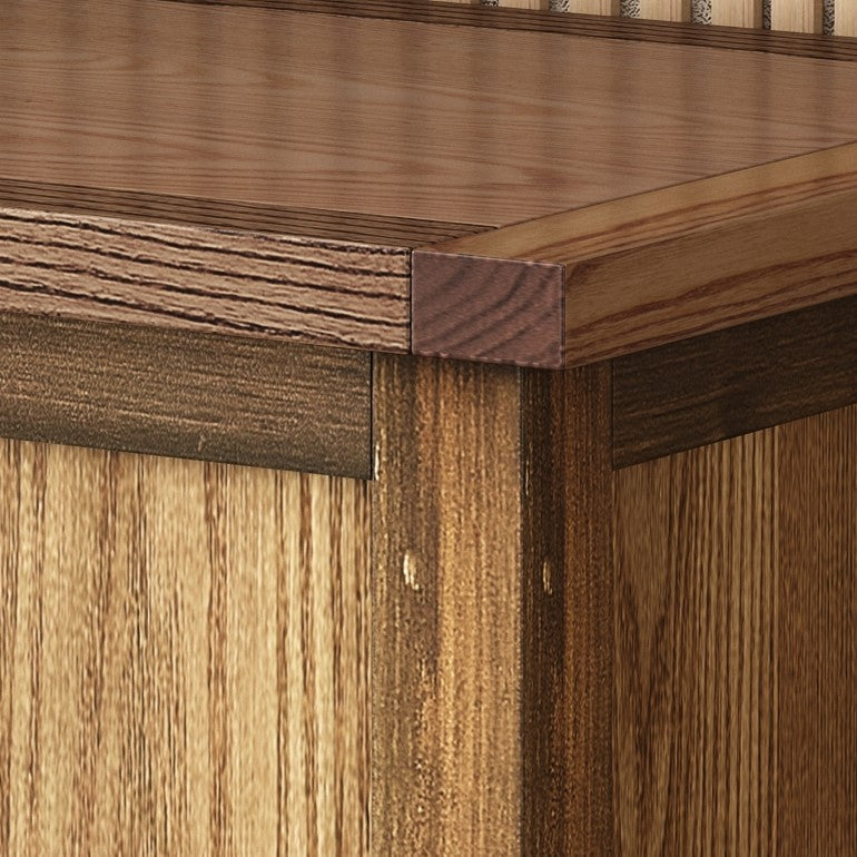 Ready-to-assemble storage bench