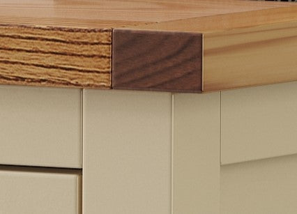 Ready-to-assemble solid wood desk