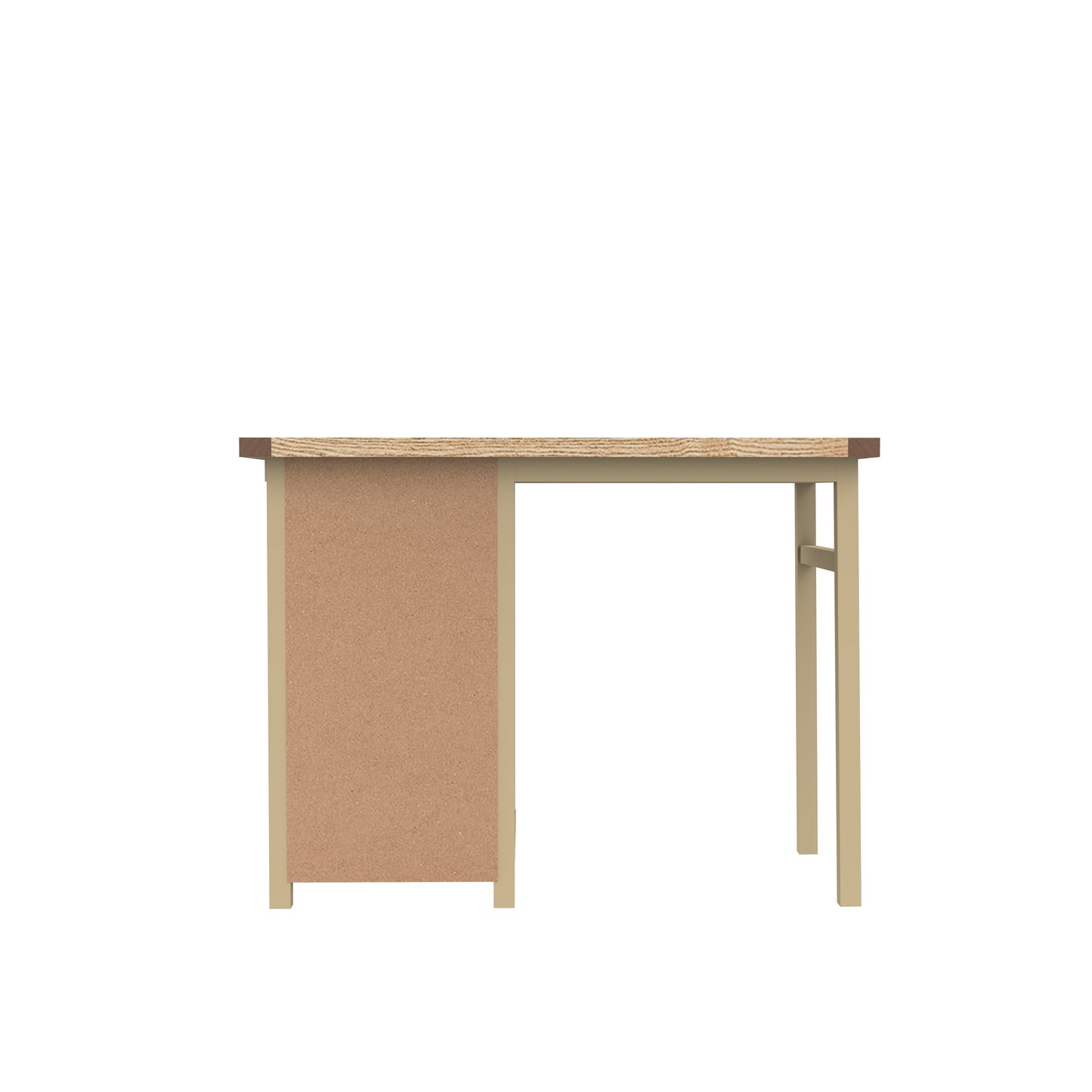Ready-to-assemble solid wood desk