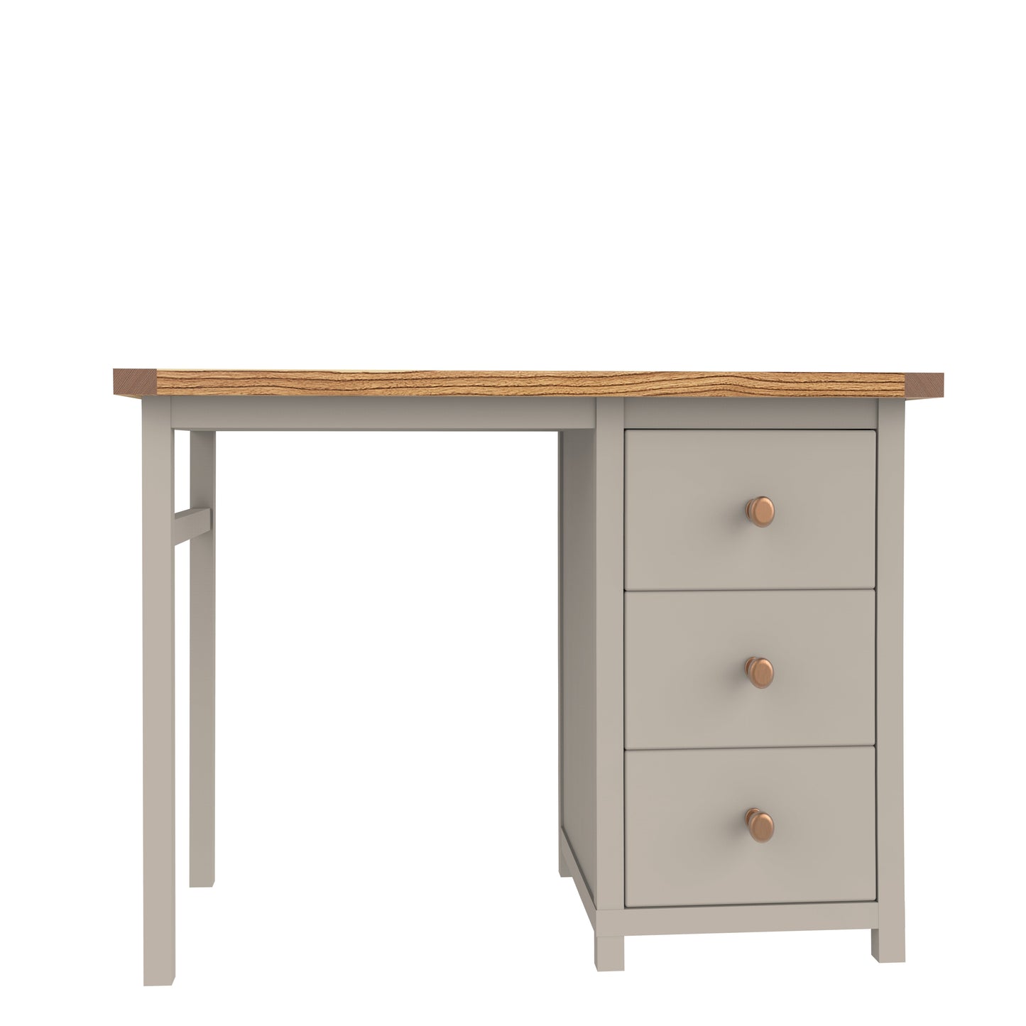 Ready-to-assemble solid wood desk
