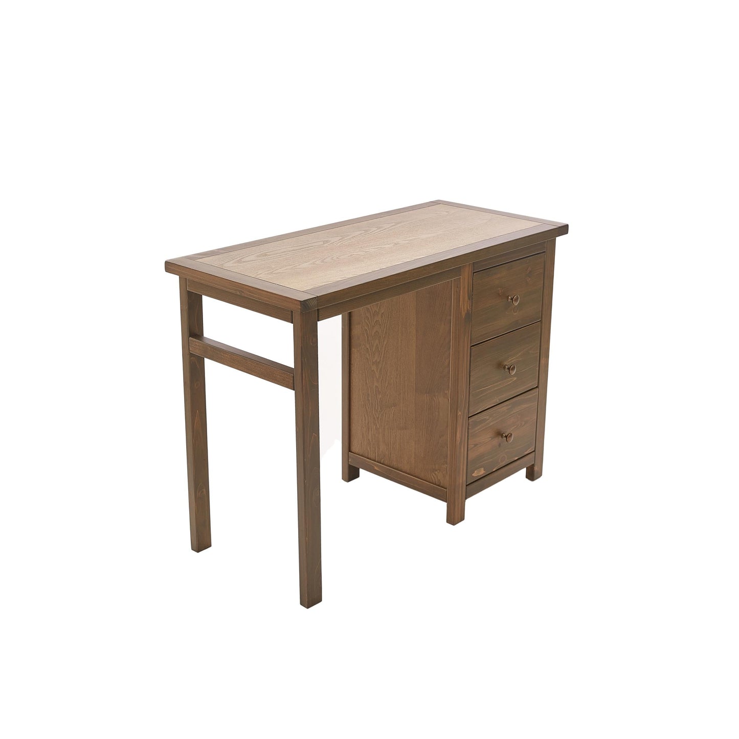Ready-to-assemble solid wood desk