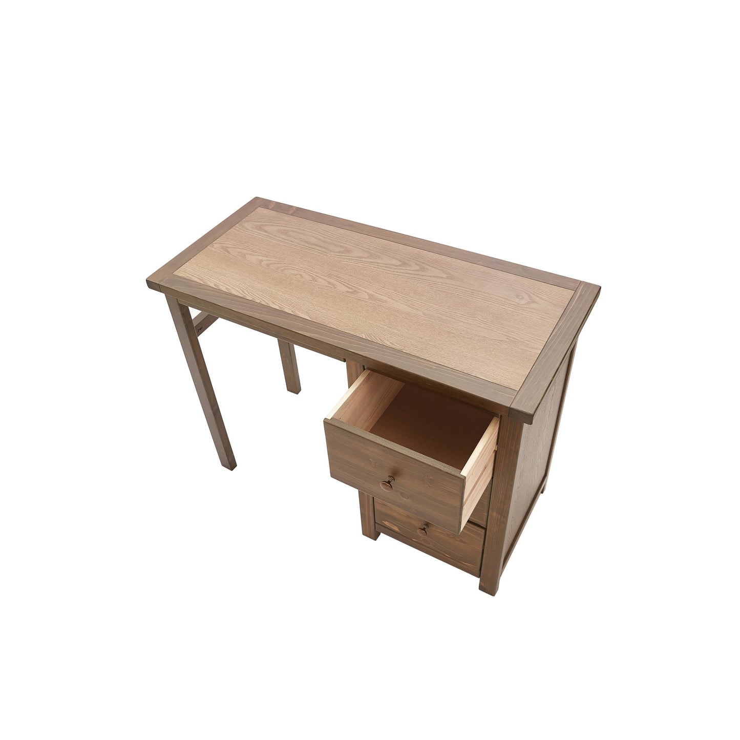 Ready-to-assemble solid wood desk