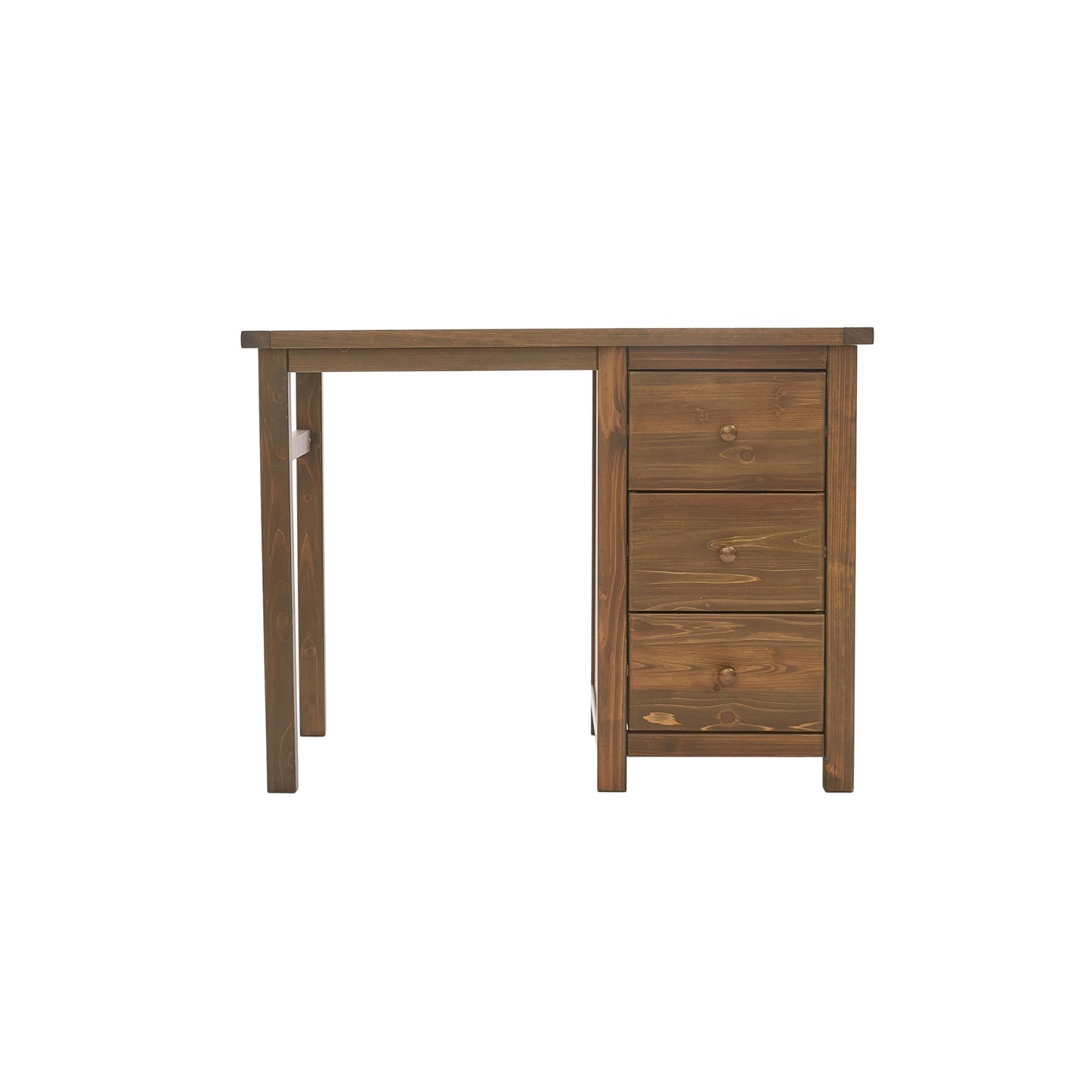 Ready-to-assemble solid wood desk