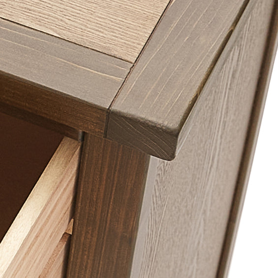 Ready-to-assemble solid wood desk