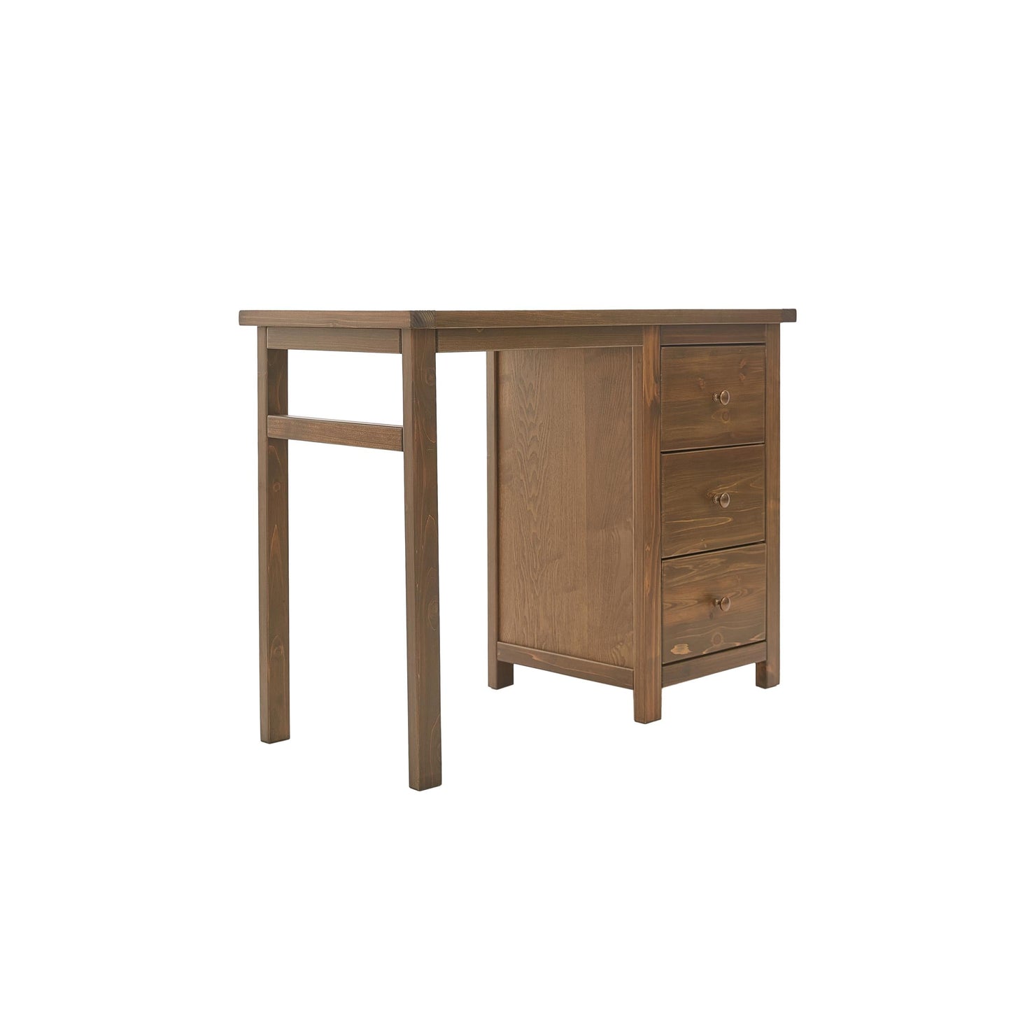 Ready-to-assemble solid wood desk