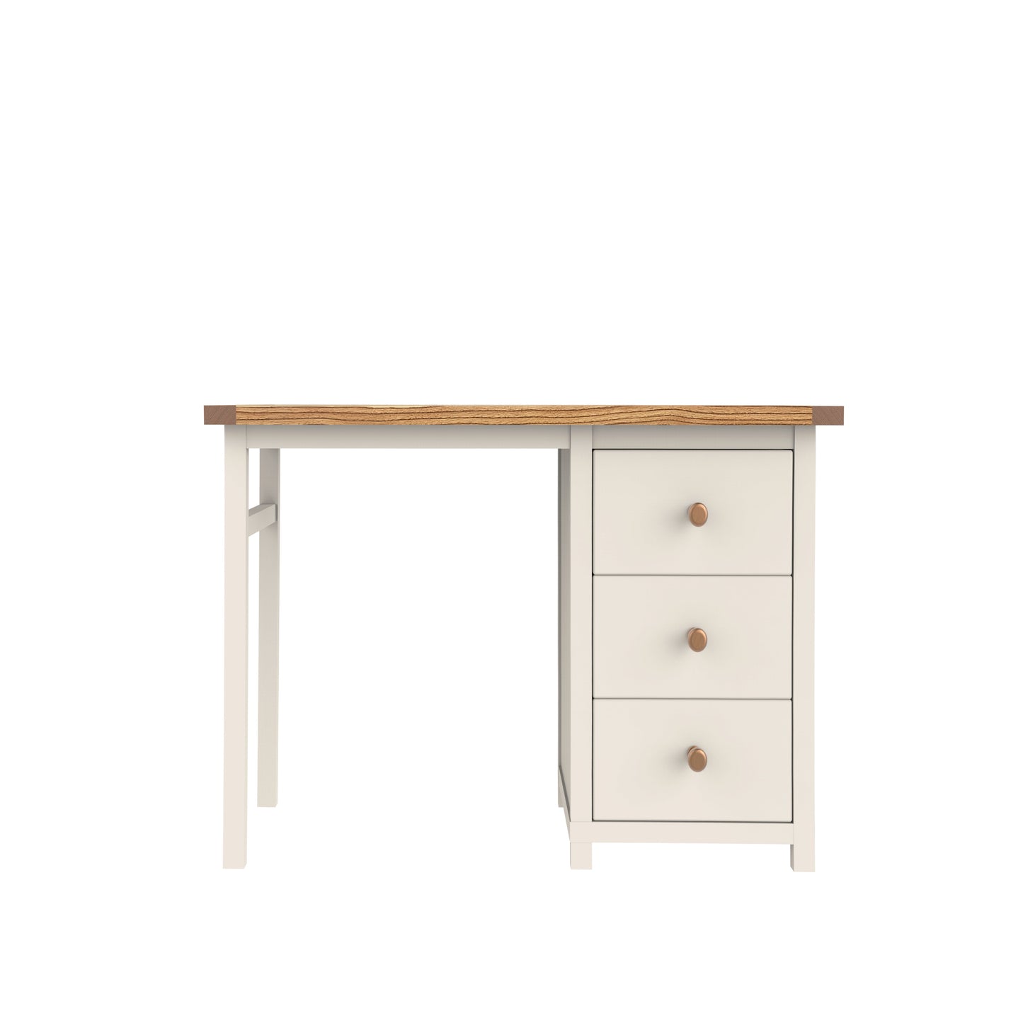 Ready-to-assemble solid wood desk
