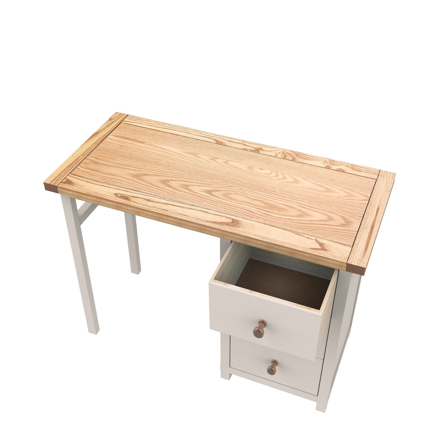 Ready-to-assemble solid wood desk
