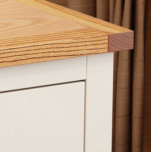Ready-to-assemble solid wood desk