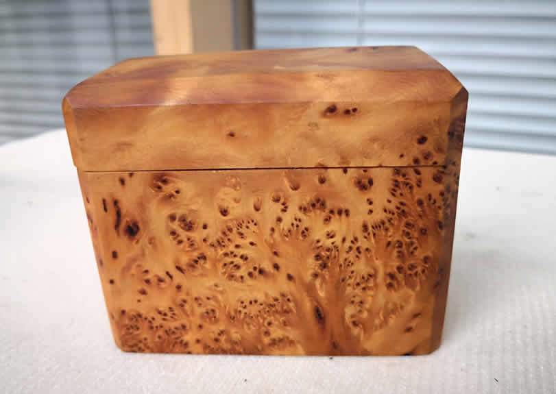 shaped decorative box with lid