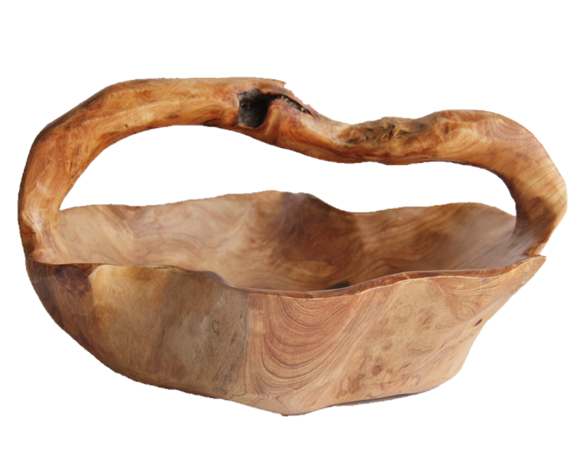 FUNCTIONAL ART is the best way to describe Greener Valley's stunning collection of stumps and roots that have been handcrafted into beautiful wine holders, cheese boards, platters, bowls and stools. Handcrafted from the roots and stumps of the Asian Cypress known as Shan Mu. These beautiful stools function equally well as a stool, end table or plant stand. Each piece is absolutely unique. This stool measures 24" high.