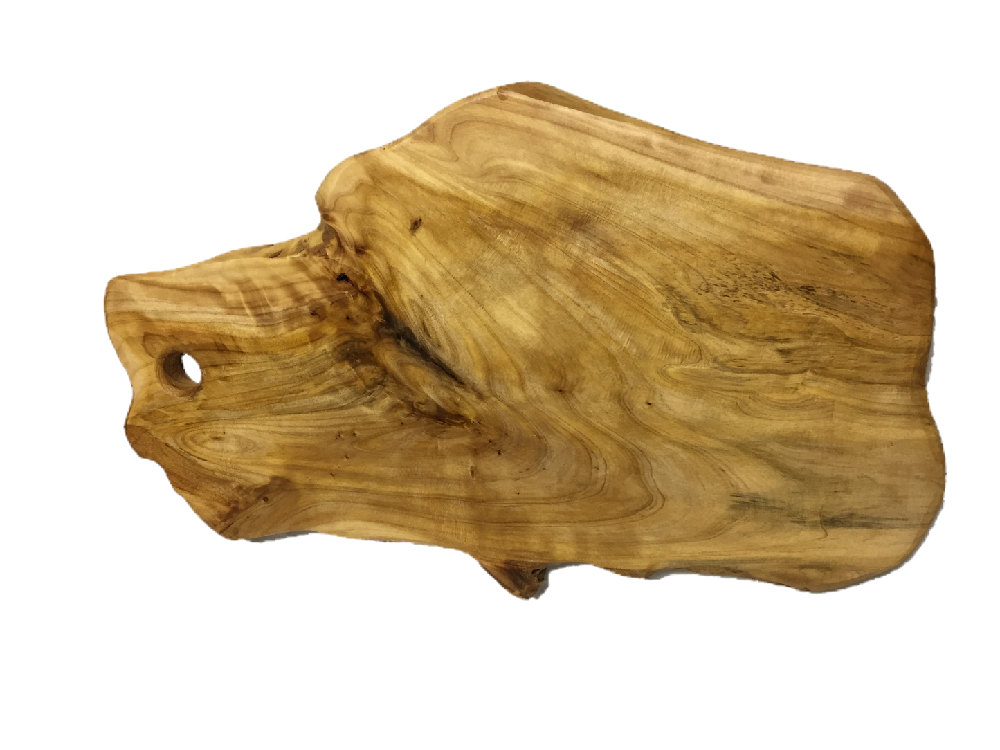 FUNCTIONAL ART is the best way to describe Greener Valley's stunning collection of stumps and roots that have been handcrafted into beautiful wine holders, cheese boards, platters, bowls and stools. Handcrafted from the roots and stumps of the Asian Cypress known as Shan Mu. These beautiful stools function equally well as a stool, end table or plant stand. Each piece is absolutely unique. This stool measures 24" high.
