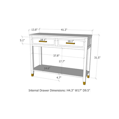 Arise-Sun 2 Drawer Console Table - B303