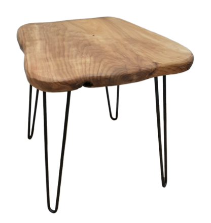 Root Coffee Table with metal legs