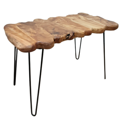 Root Coffee Table with metal legs