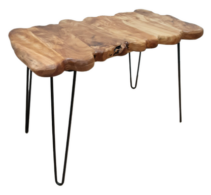 Root Coffee Table with metal legs
