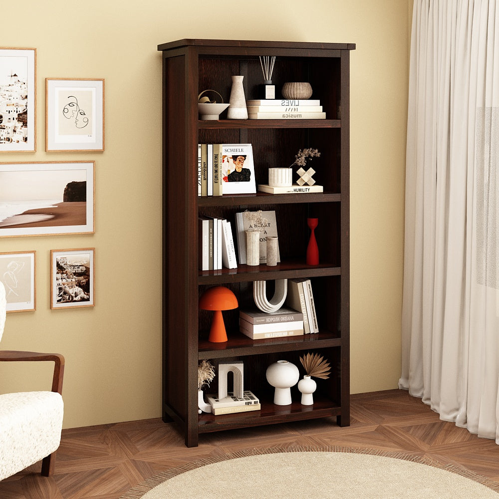 Arise-Sun Solid Wood Bookshelf - MS300