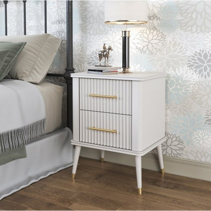 Greener Valley 2 Drawer End Table