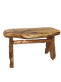 FUNCTIONAL ART is the best way to describe Greener Valley's stunning collection of stumps and roots that have been handcrafted into beautiful wine holders, cheese boards, platters, bowls and stools. Handcrafted from the roots and stumps of the Asian Cypress known as Shan Mu. These beautiful stools function equally well as a stool, end table or plant stand. Each piece is absolutely unique. This stool measures 24" high.