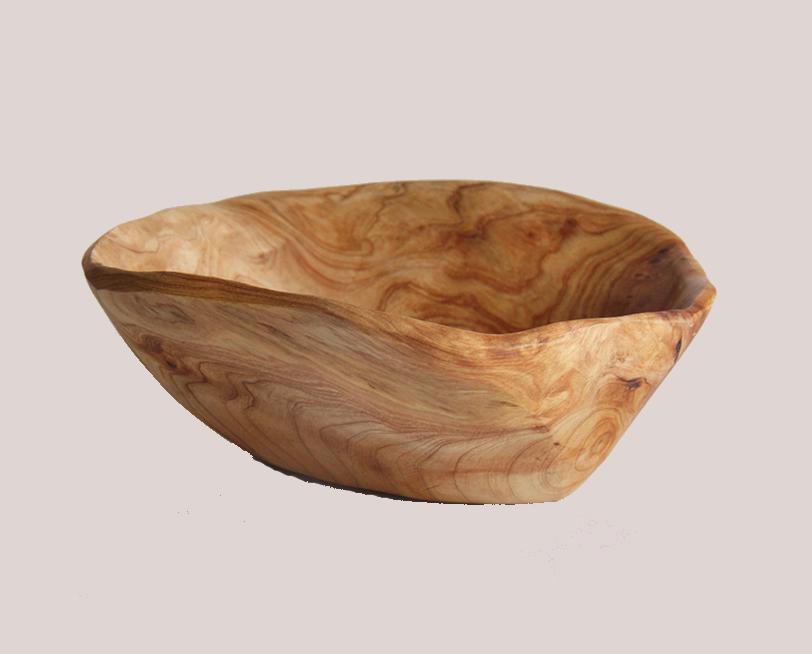 Hand-Crafted Root Wood Live Edge Bowl - Smallest (6-7" / 3-4")