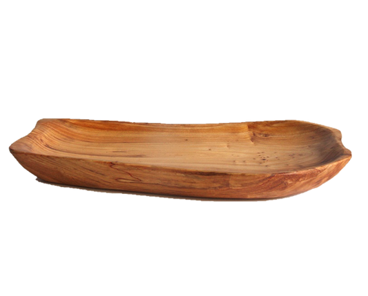 Hand-Crafted Root Wood Live Edge Platter - Small (12-13" / 2")