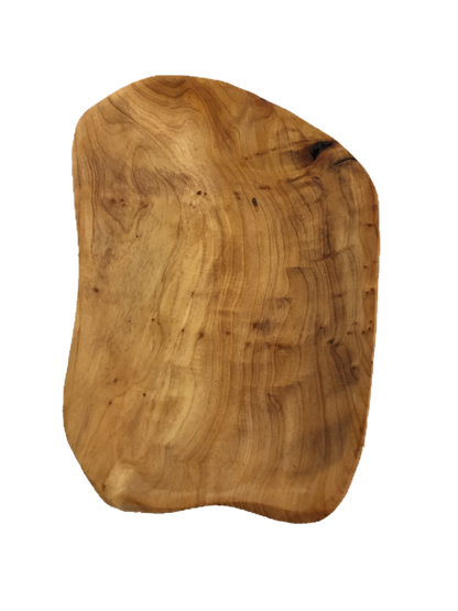 Hand-Crafted Root Wood Live Edge Platter - Small (12-13" / 2")