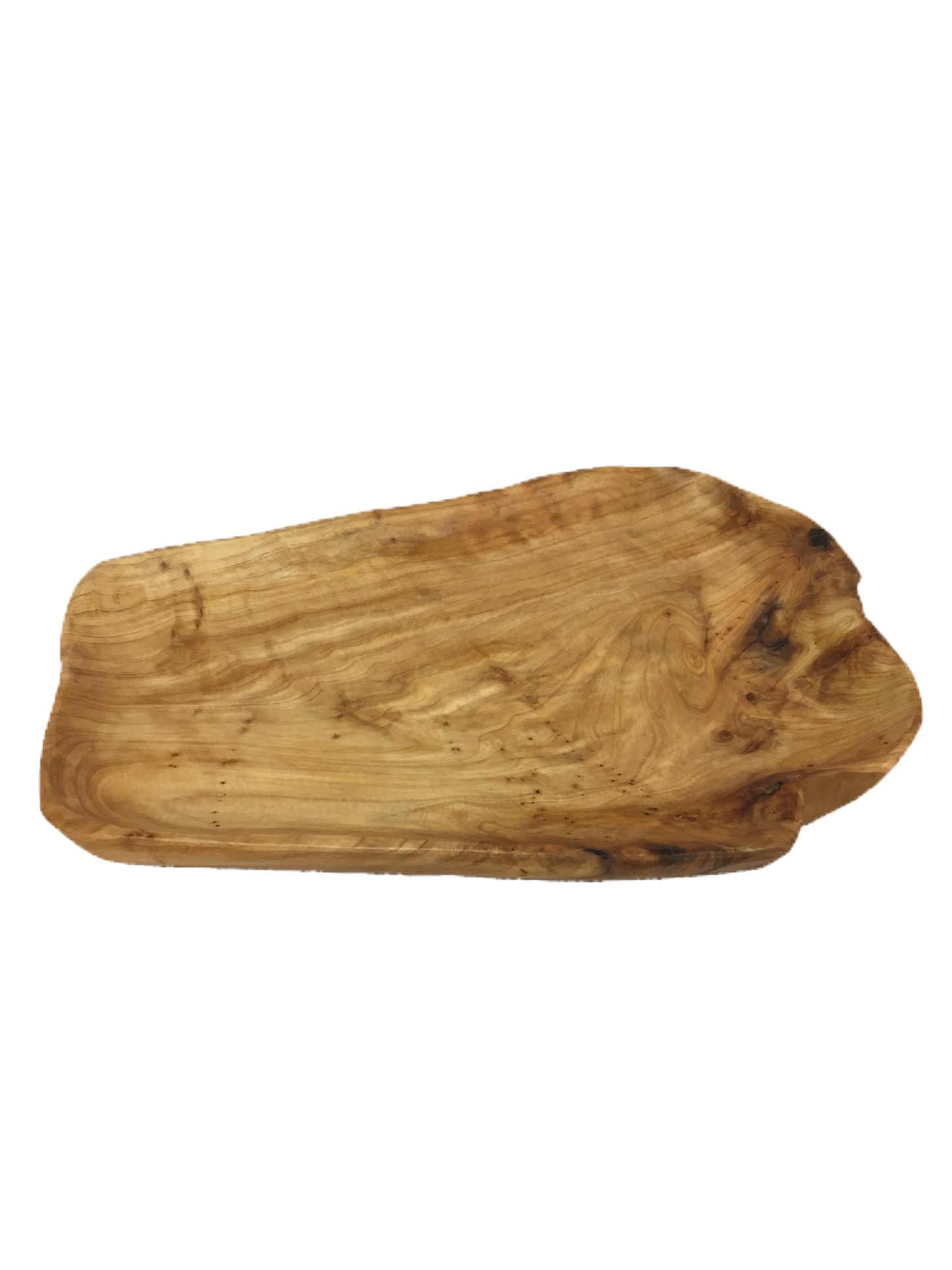 Hand-Crafted Root Wood Live Edge Platter - Medium-Large (17-19" / 2")