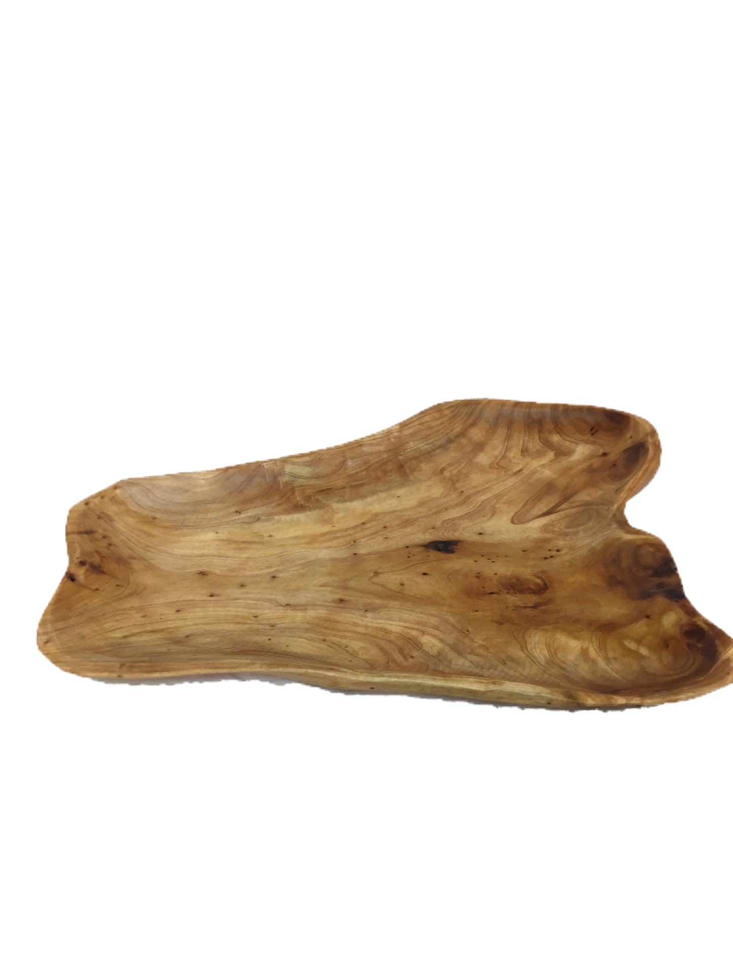 Hand-Crafted Root Wood Live Edge Platter - Large (20-21" / 2")