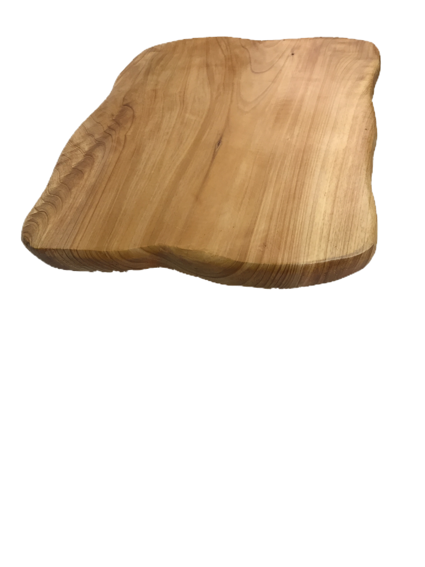 Hand-Crafted Root Wood Live Edge Tray with Feet