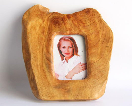 Hand-Crafted Root Wood Live Edge Picture Frame - 5" (3x5")