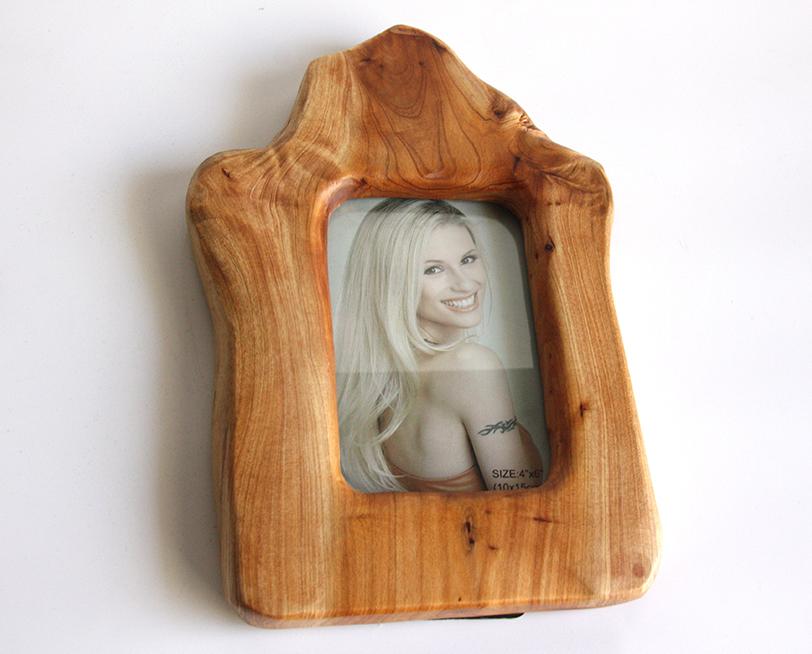 Hand-Crafted Root Wood Live Edge Picture Frame - 6