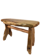 FUNCTIONAL ART is the best way to describe Greener Valley's stunning collection of stumps and roots that have been handcrafted into beautiful wine holders, cheese boards, platters, bowls and stools. Handcrafted from the roots and stumps of the Asian Cypress known as Shan Mu. These beautiful stools function equally well as a stool, end table or plant stand. Each piece is absolutely unique. This stool measures 24" high.