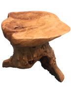 Hand-Crafted Root Wood Live Edge Plant Stand / Stool (16")